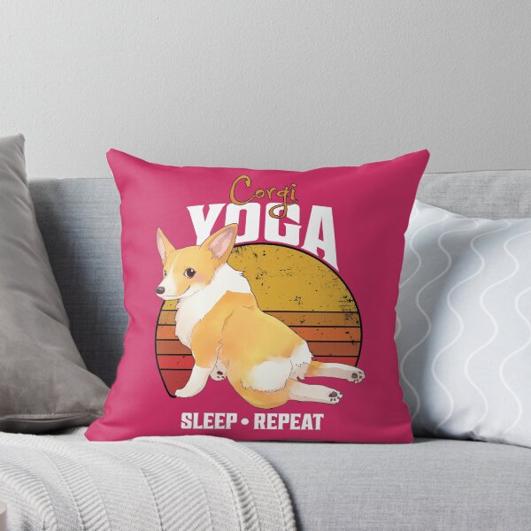 Item preview, Vintage Corgi Yoga Shirt Unique Corgi Gift For Yoga Lovers designed and sold by MrEddie10.