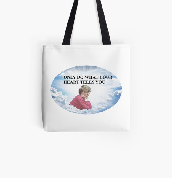 Diana - What Your Heart Says All Over Print Tote Bag