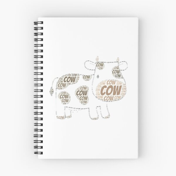 Item preview, Cow Word Cloud Shirt Presents designed and sold by ProjectsMM.