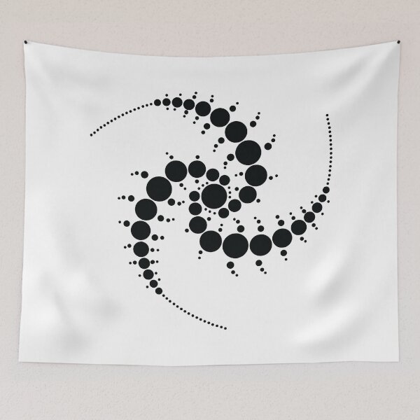 Item preview, Triple Spiral Crop Circle designed and sold by GalacticMantra.