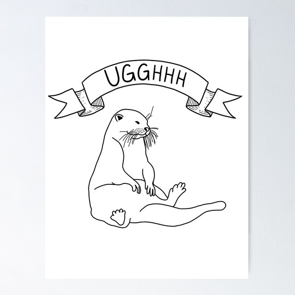 Item preview, Over It Otter designed and sold by Popsikall.