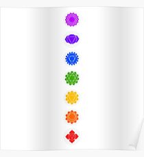 Reiki Sieben Chakra Poster