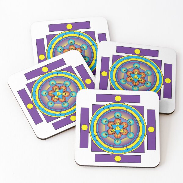 Item preview, Metatron's Cube Merkaba Mandala designed and sold by GalacticMantra.