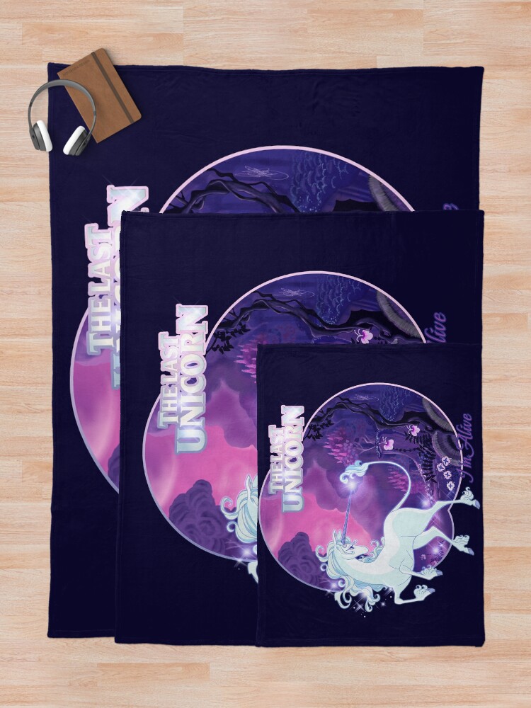 Alternate view of I'm Alive - Lilac Throw Blanket