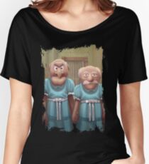 Camiseta ancha Muppet Maniac - Statler & Waldorf como los gemelos Grady