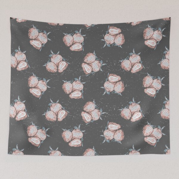 Item preview, Strawberry in Deep Gray designed and sold by oppositedge.