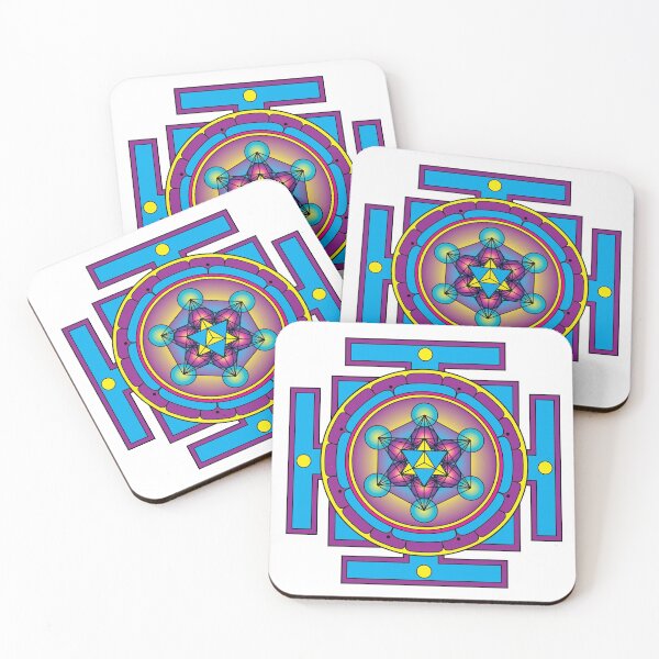 Item preview, Metatron's Cube Merkaba Mandala designed and sold by GalacticMantra.