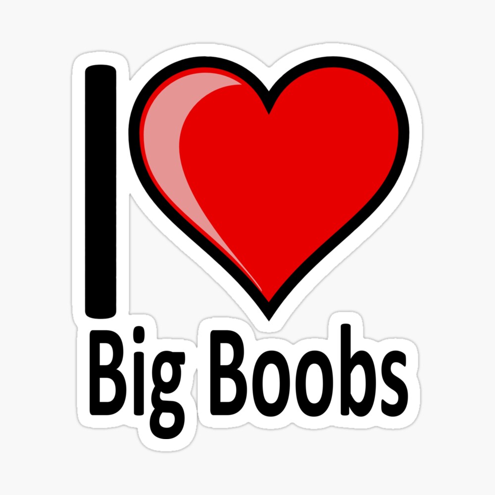 Rude - I Love Big Boobs Merchandise Secret Santa Valentines Gift