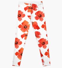 - Mohnmuster - Leggings