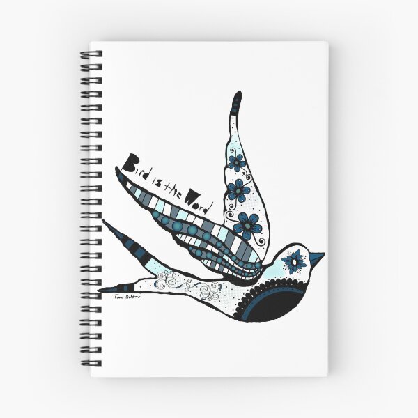 Item preview, Bird is the Word LineArt designed and sold by BrushAddict Studio.