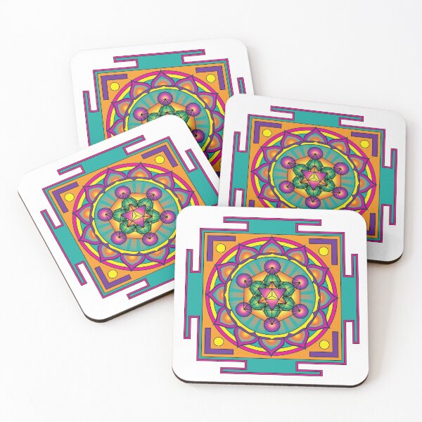 Item preview, Metatron's Cube Mandala designed and sold by GalacticMantra.
