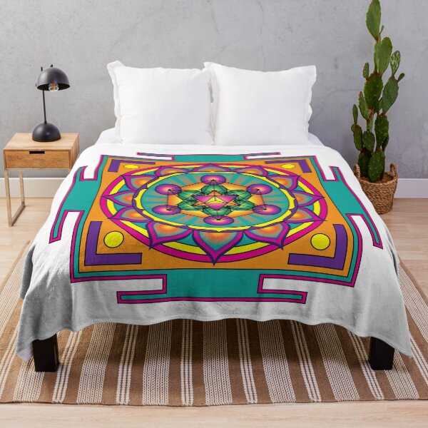 Item preview, Metatron's Cube Mandala designed and sold by GalacticMantra.
