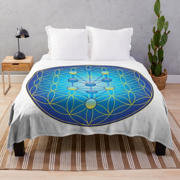 Item preview, Tree of Life on Flower of Life designed and sold by GalacticMantra.