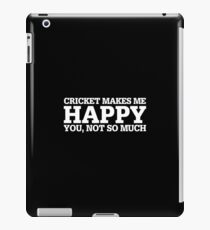 Cricket Funny Gift Idea iPad Case/Skin