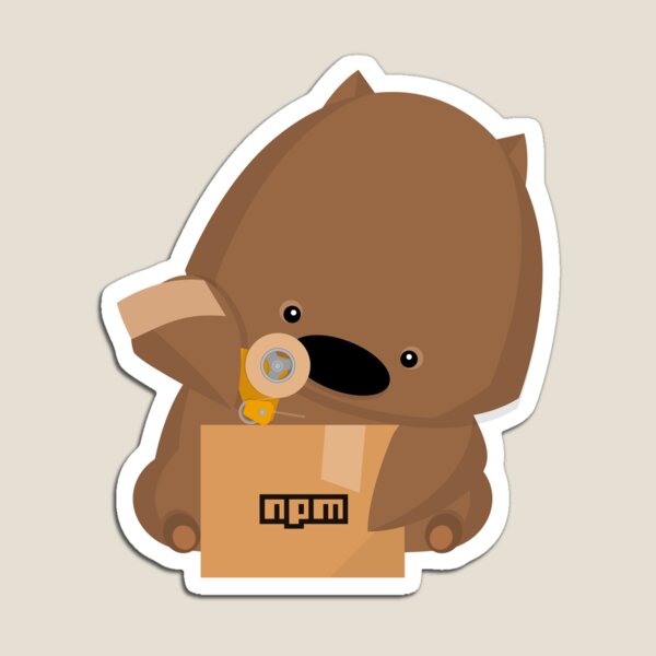 Item preview, NPM: Wombat's delivery (Black) designed and sold by hellkni9ht.
