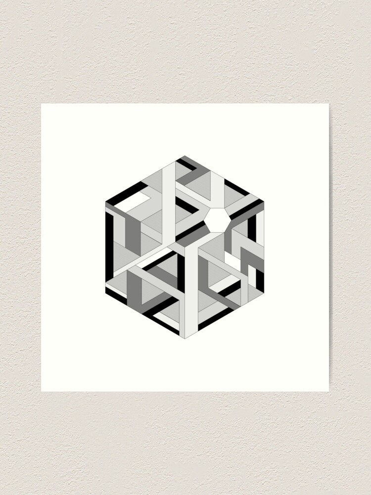 Premium AI Image | a black and white drawing of a square pattern with a geometric  design generative ai