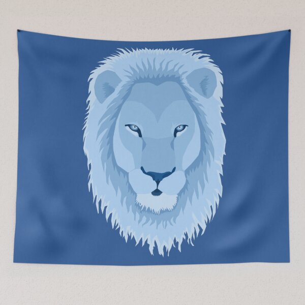 Item preview, Beautiful Ice Blue Lion  designed and sold by Ari-ArtStudio.