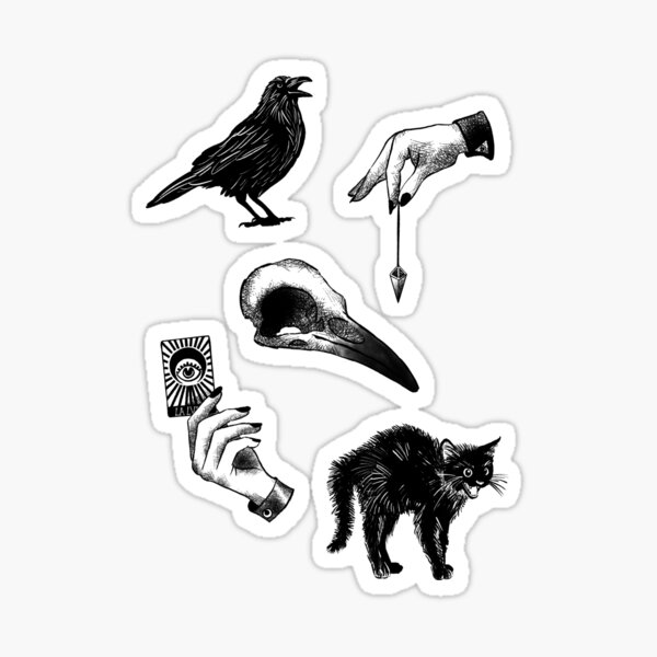 Just Witch Things - Feuille d'autocollants Sticker
