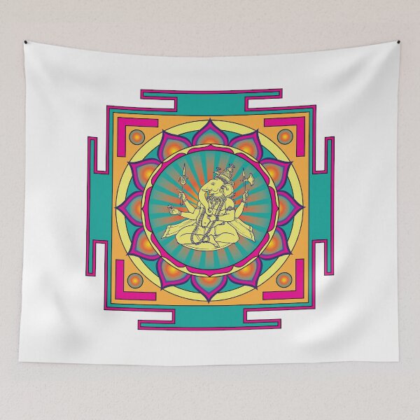 Item preview, Ganesha Mandala designed and sold by GalacticMantra.