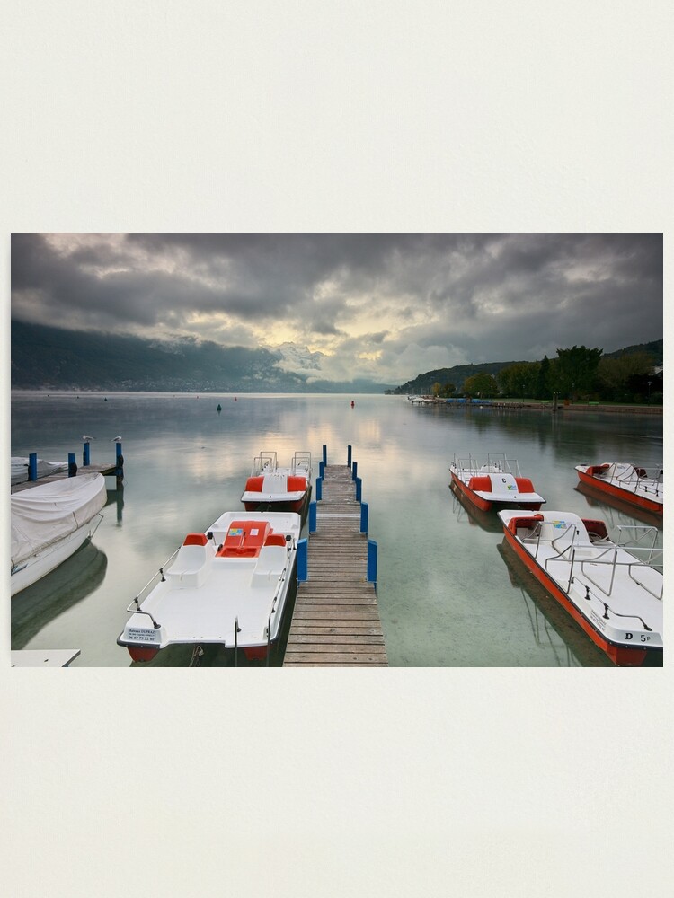 Thumbnail 1 of 3, Photographic Print, Annecy - Clouds over the lake designed and sold by patmo.