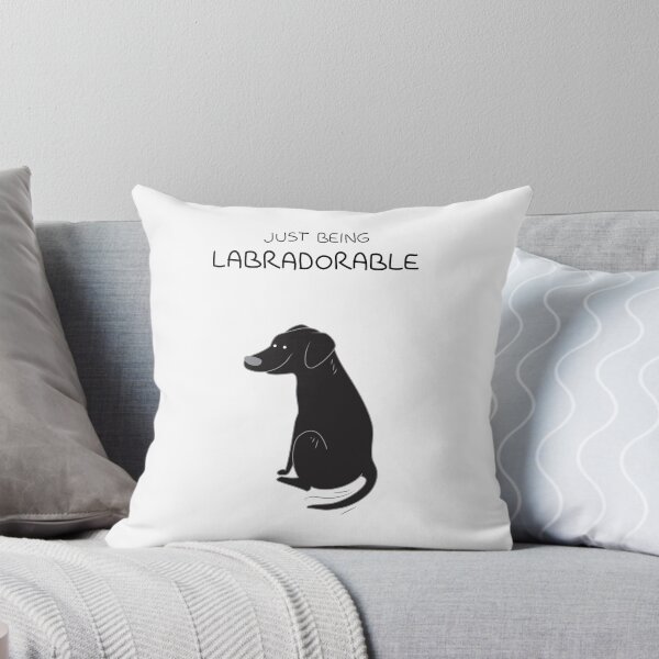 Item preview, Black Lab Being Labradorable  designed and sold by scarriebarrie.