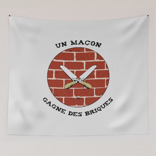 Item preview, A MASON WINS BRICKS - Word Games - Francois Ville designed and sold by francoisville.