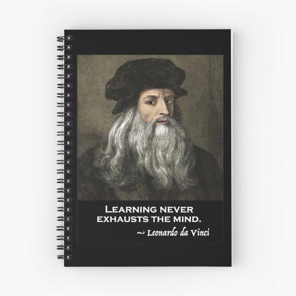 Item preview, Cita inspiradora de Leonardo da Vinci designed and sold by Persona-.