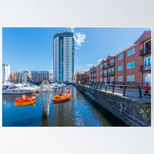 Item preview, Little Rowers At Swansea Marina designed and sold by Steve Purnell Photography.