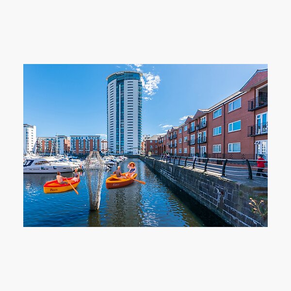 Item preview, Little Rowers At Swansea Marina designed and sold by Steve Purnell Photography.