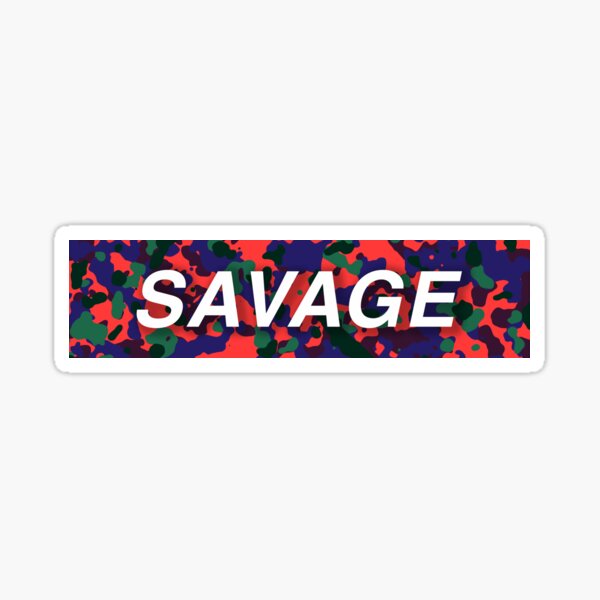 New Savage Stickers Redbubble - penguin dabsavage roblox