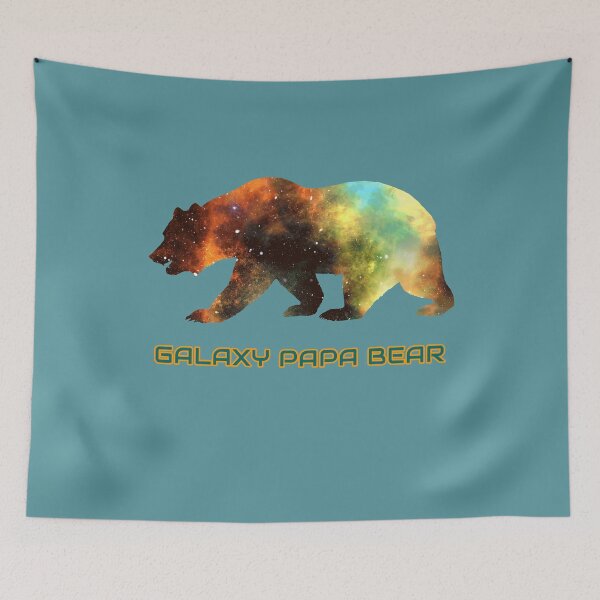 Item preview, Galaxy Papa Bear Cool Impressive Birthday Gift T-Shirt designed and sold by Klimentina.