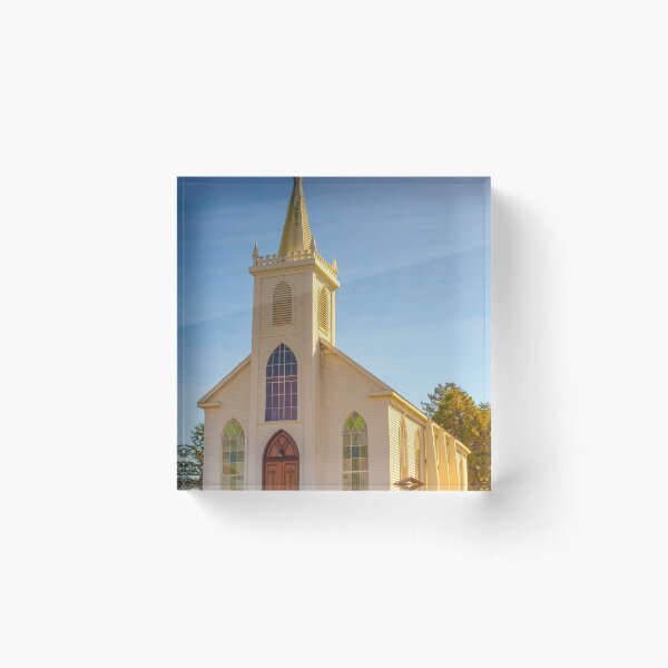 Church from The Birds Acrylic Block