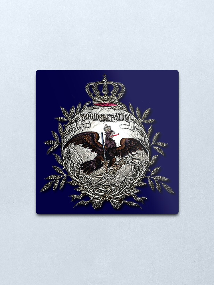 Alternate view of Prussian Fridericus Rex Battle flag, metallic core Metal Print