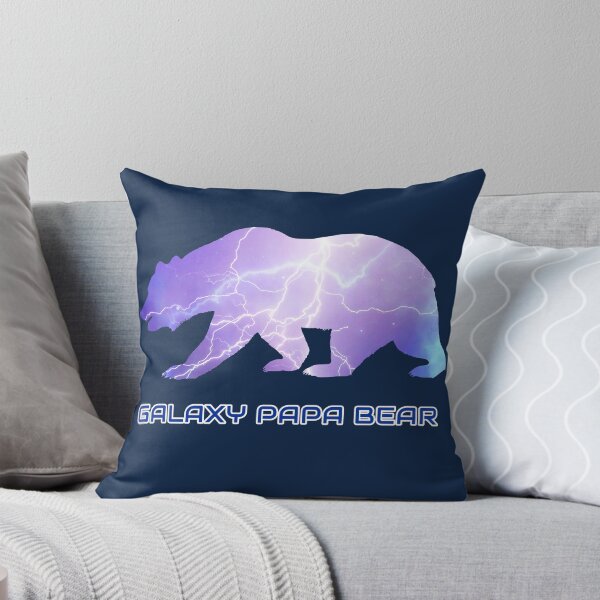 Item preview, Galaxy Papa Bear Lighting Bolt Cool Impressive Birthday Gift T-Shirt designed and sold by Klimentina.