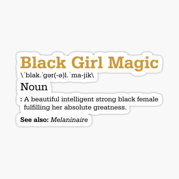 Item preview, Black Girl Magic Definition Juneteenth History Month T Shirt 2 designed and sold by hadleydesigns.