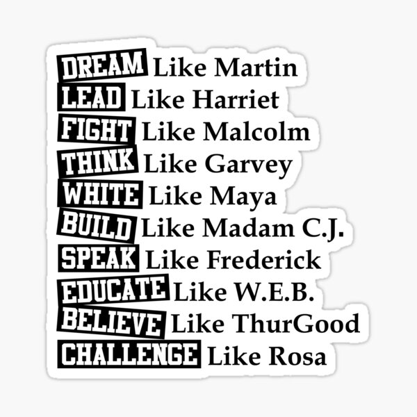 Artikel-Vorschau von Träume wie Martin Lead Harriet Black History Month T-Shirt 2, designt und verkauft von hadleydesigns.