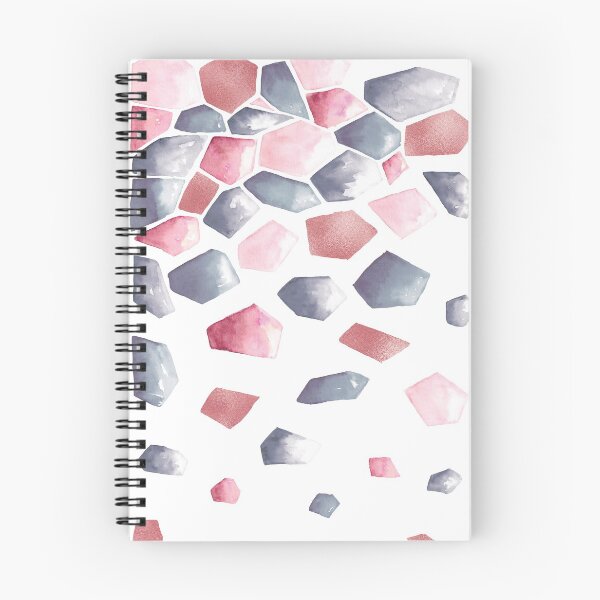 Item preview, Watercolour Crystals | Grey, Blush and Rose Gold designed and sold by RebeccaFlaherty.