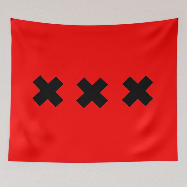 Item preview, Amsterdam city flag symbol designed and sold by tony4urban.