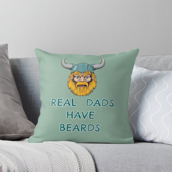 Item preview, Mens Real Dads Have Beards Viking Lovers T -Shirt For Dad designed and sold by Klimentina.