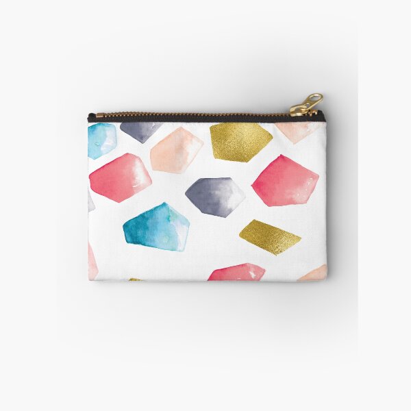 Item preview, Watercolour Crystals | Grey, Blush, Blue and Gold designed and sold by RebeccaFlaherty.