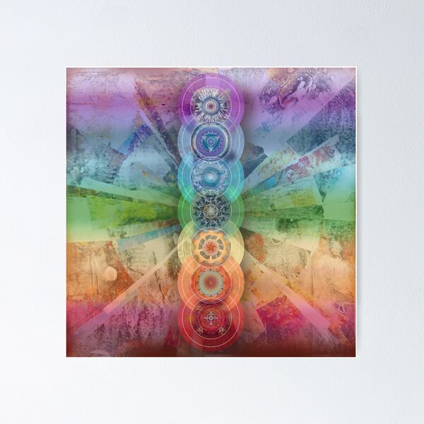 Aperçu de l'œuvre Sept art de méditation de chakras créée et vendue par BrendaErickson.