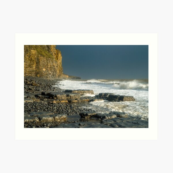 Llantwit Major Beach - After the Storm Art Print
