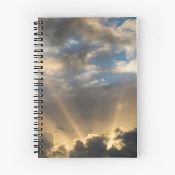 Item preview, Sunbeams from behind winter rain clouds designed and sold by Cameranick.