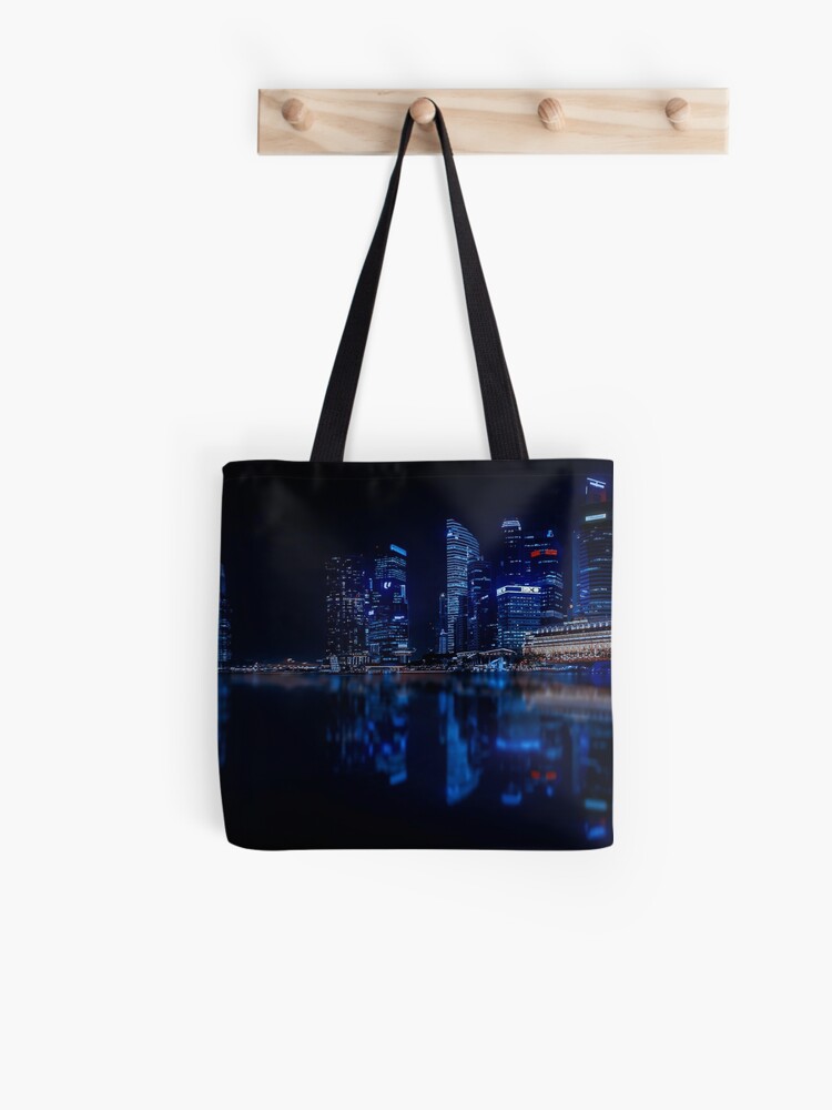 neon blue bag