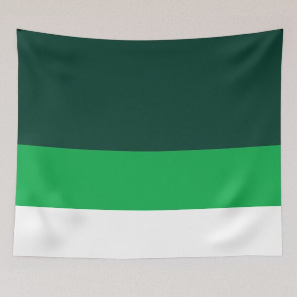 Item preview, Ireland Rugby Green and White Tricolour designed and sold by Sporting Colour.