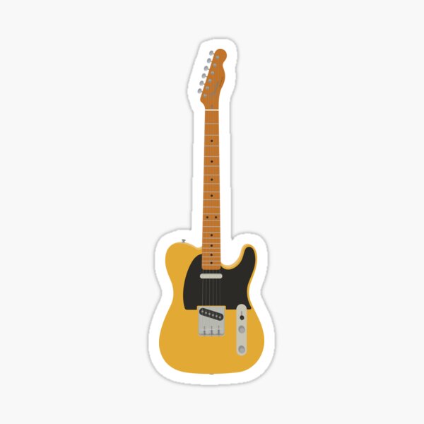 Tele Guitar Sticker
