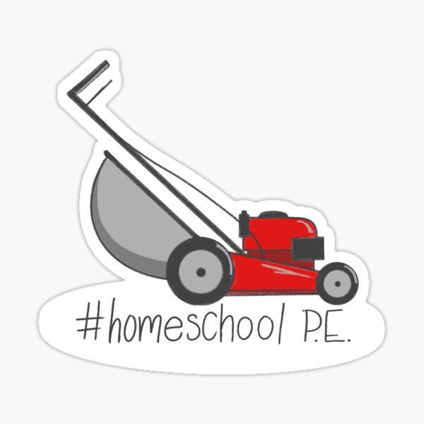 #Homeschool P.E. Sticker