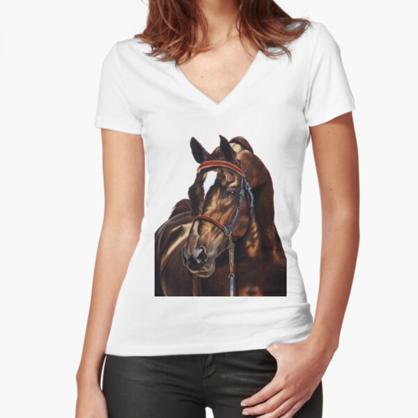 Fitted V-Neck T-Shirt