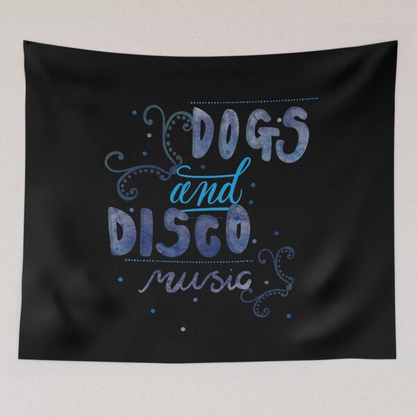 Artikelvorschau, Hunde und Disco-Musik Haustiere, Old School T-Shirt entworfen und verkauft von PhantomDesign.