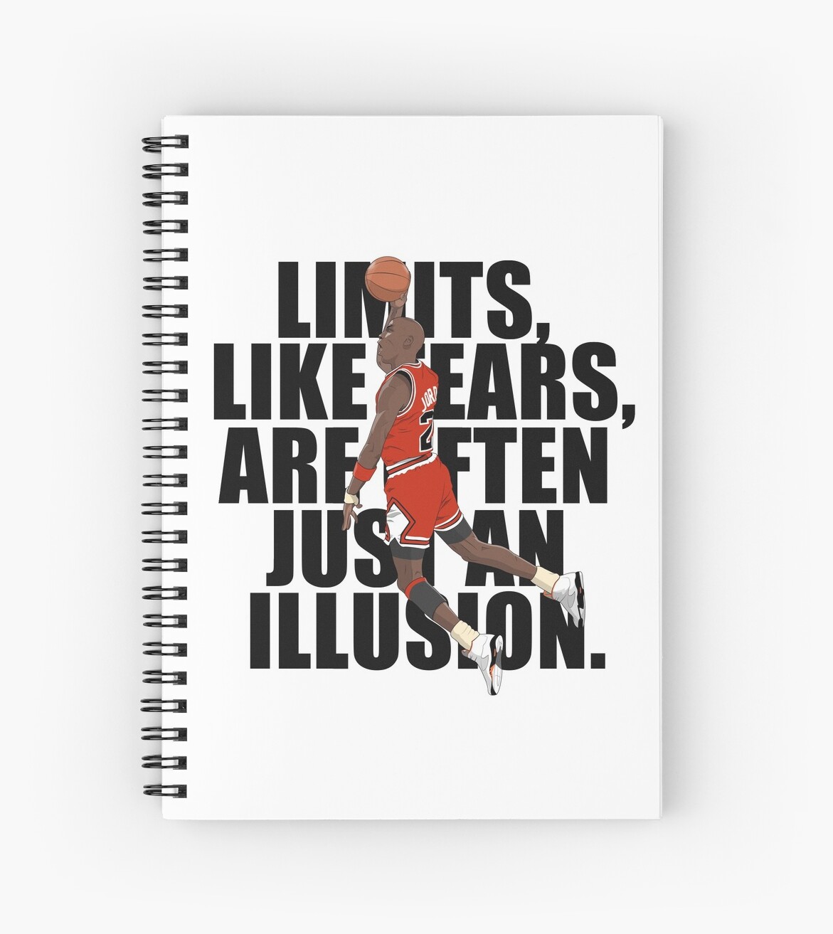 "Michael Jordan" Spiral Notebooks by Kirokko91 Redbubble